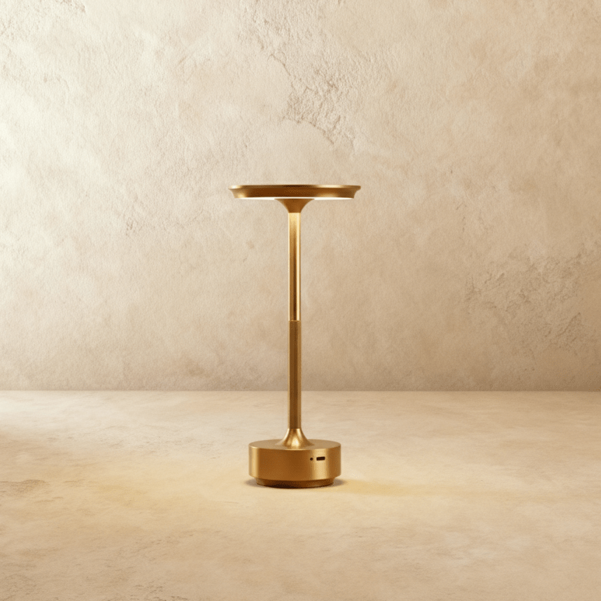 Modern Iron Art Table Lamp LED Light With Acrylic Shade