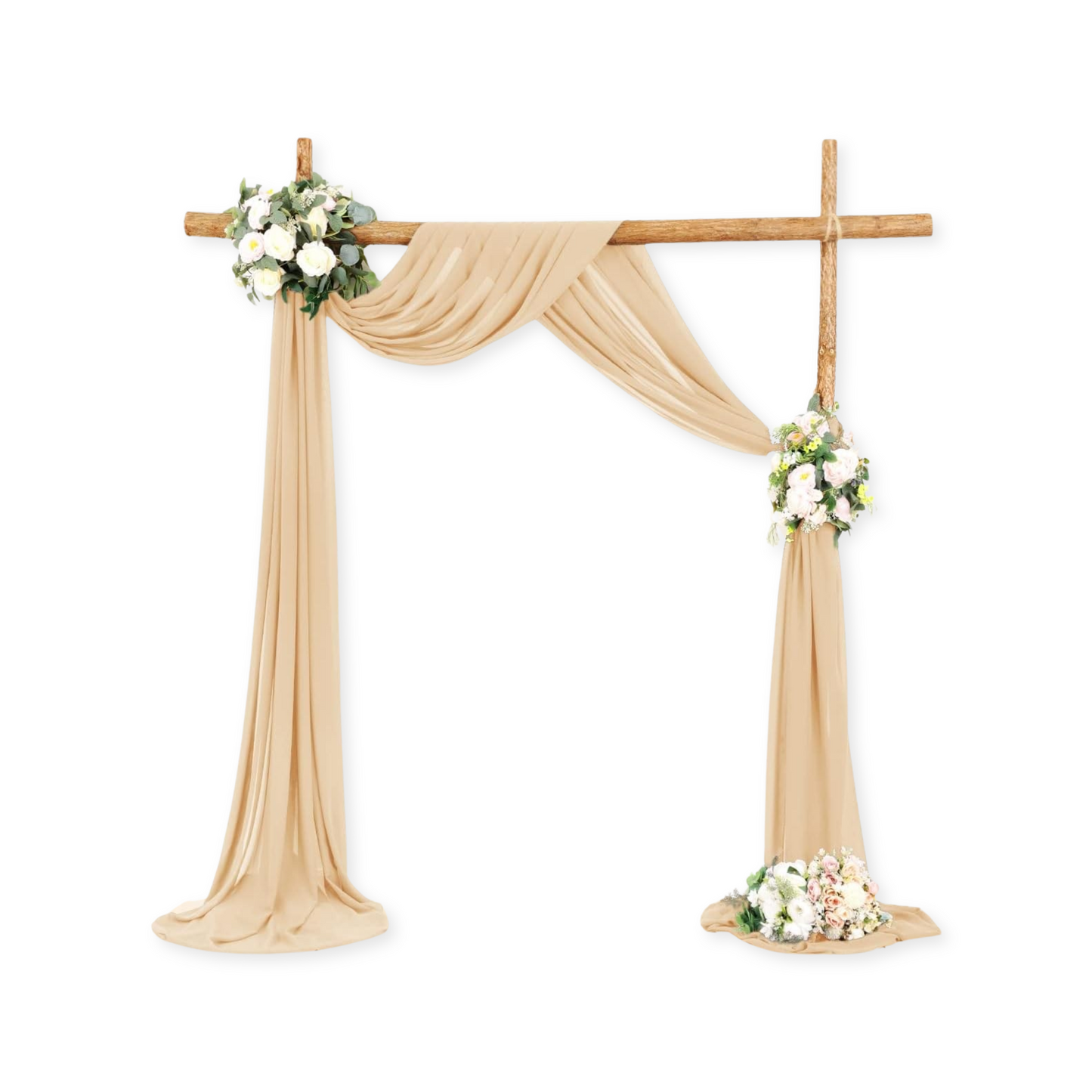 Chiffon Wedding Arbor Drape Rental