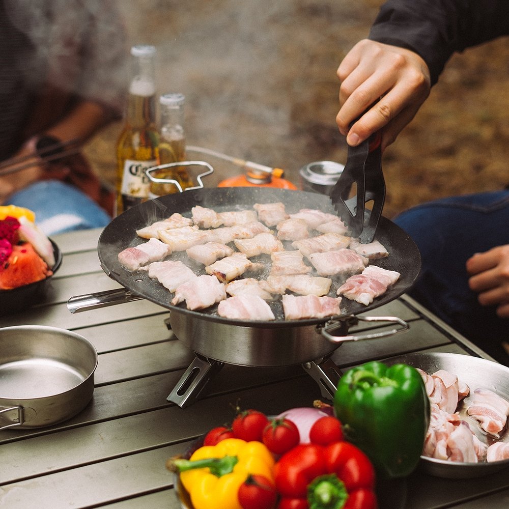 Saturn Gas Stove With Portable Grill Pan set