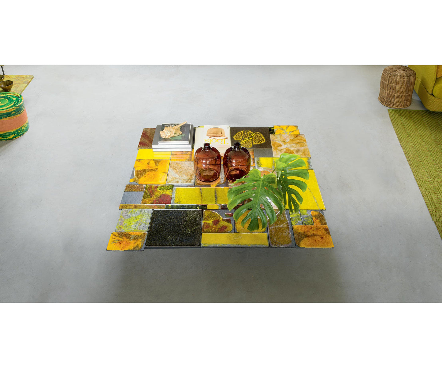 Sciara Square Console Outdoor Coffee Table