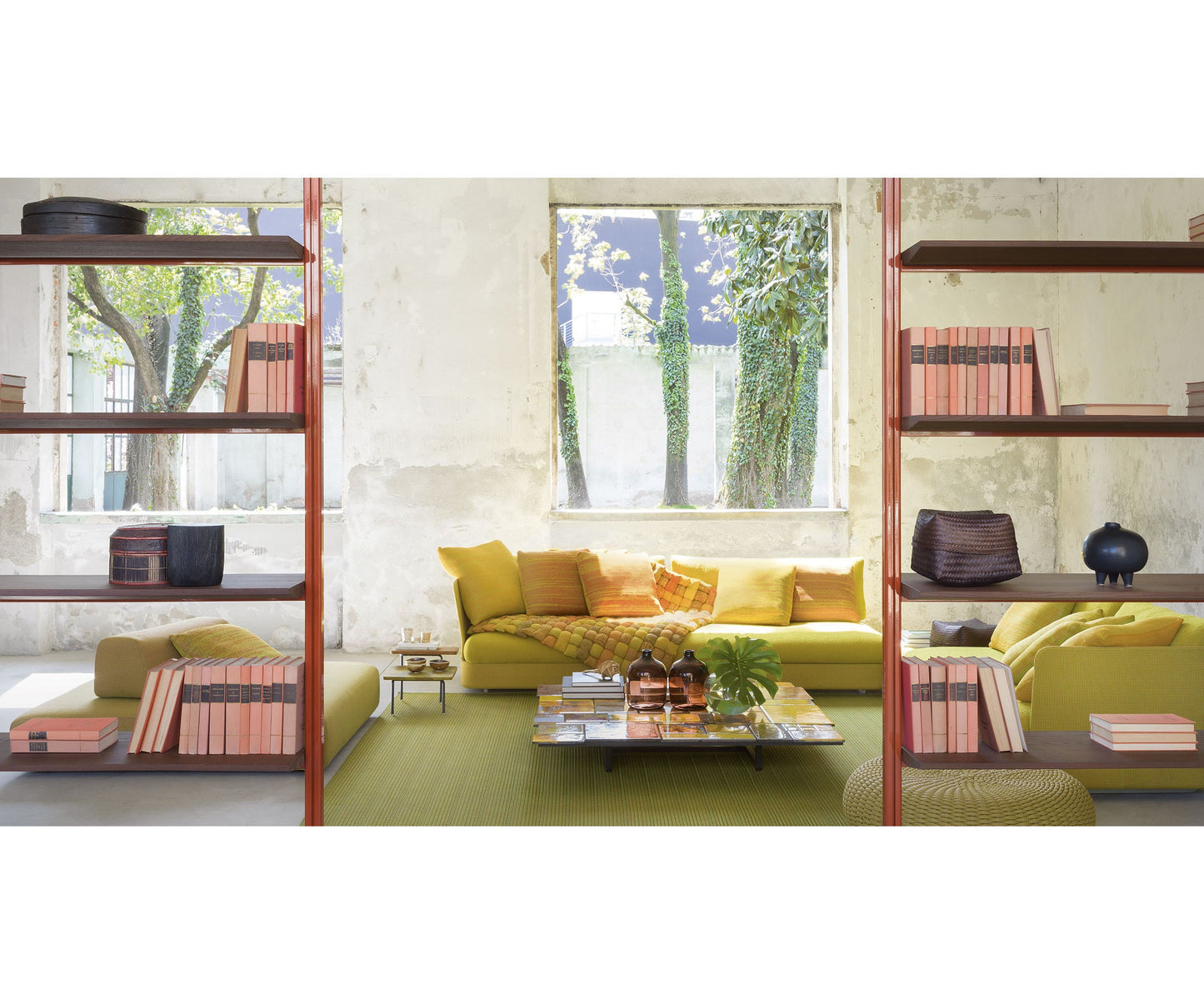 Sciara Square Console Outdoor Coffee Table