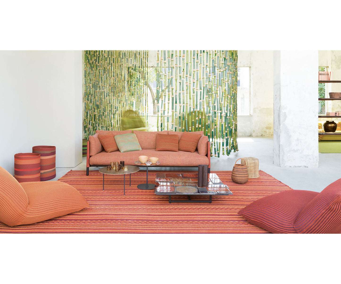 Sciara Square Console Outdoor Coffee Table