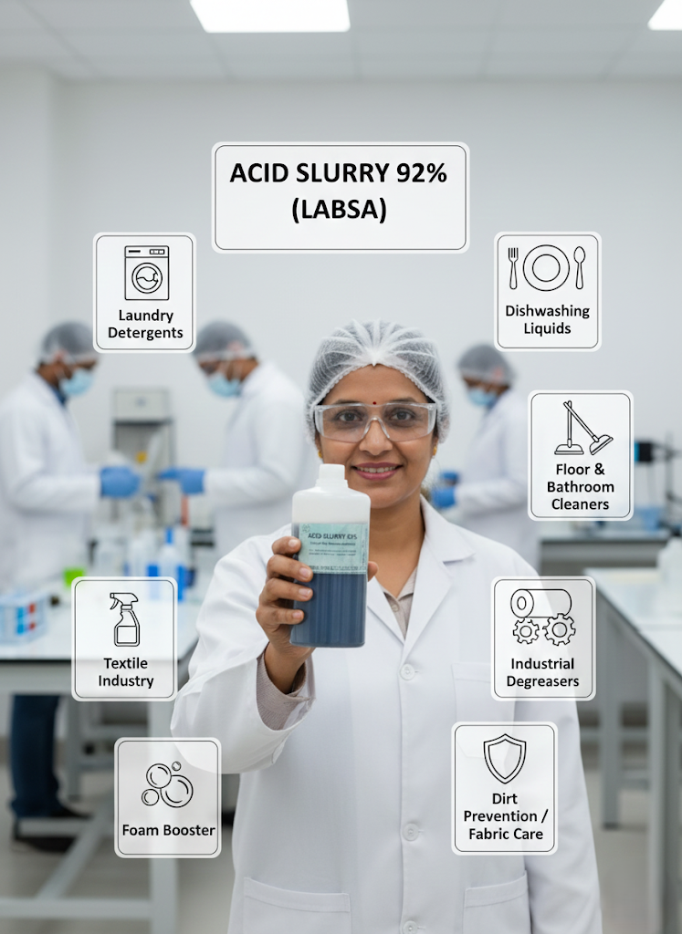 Acid Slurry 92% (Linear Alkyl Benzene Sulphonic Acid/LABSA)