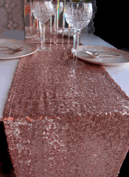 Sequin Table Runner 12" x 108"
