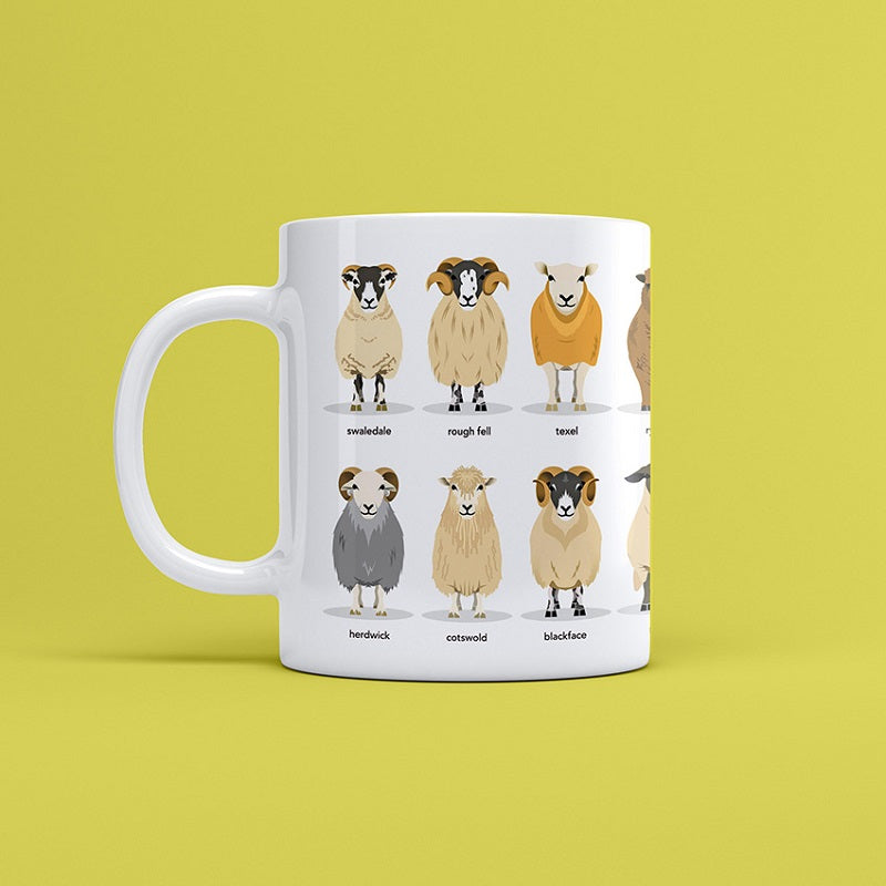 Sheep Breeds Mug