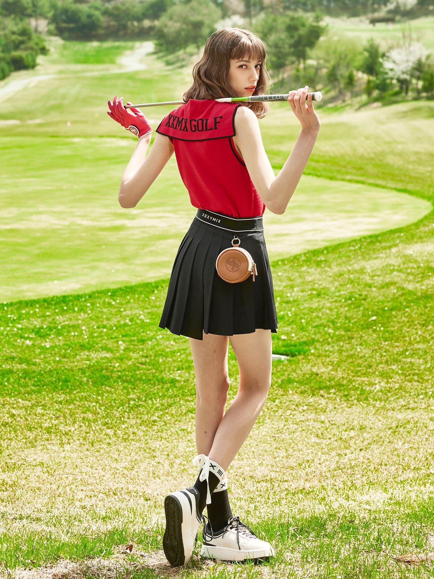 Unbalanced Pleats Culotte Skirt 2.0