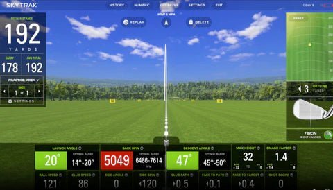 SkyTrak+ 7.7x10 Golf Sim Package