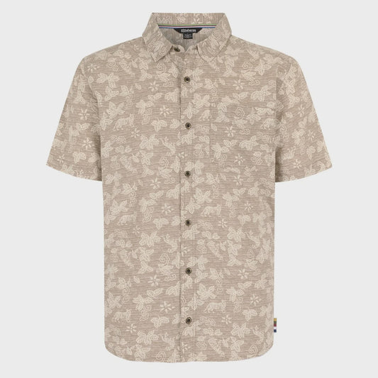 Sherpa - Men's Tiger Floral Short Sleeved Shirt