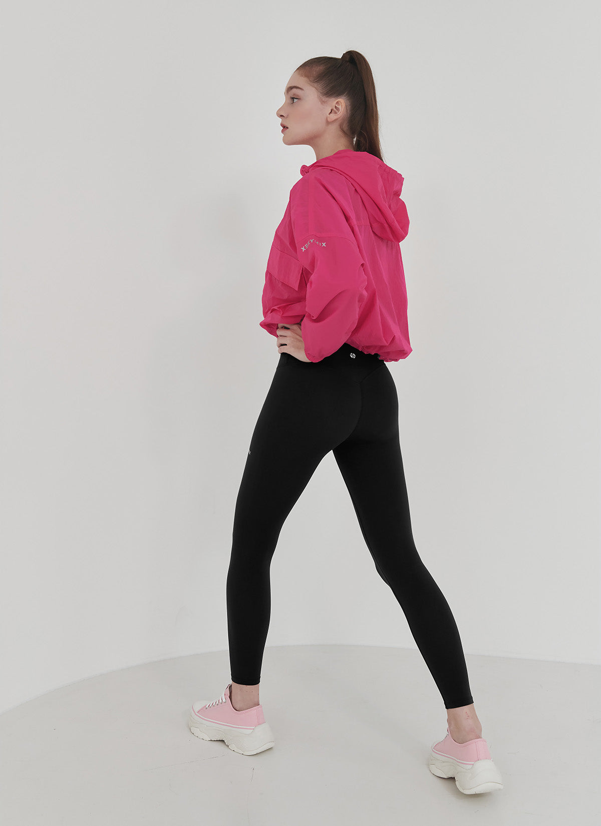 Crop Hood 2-Way Windbreaker