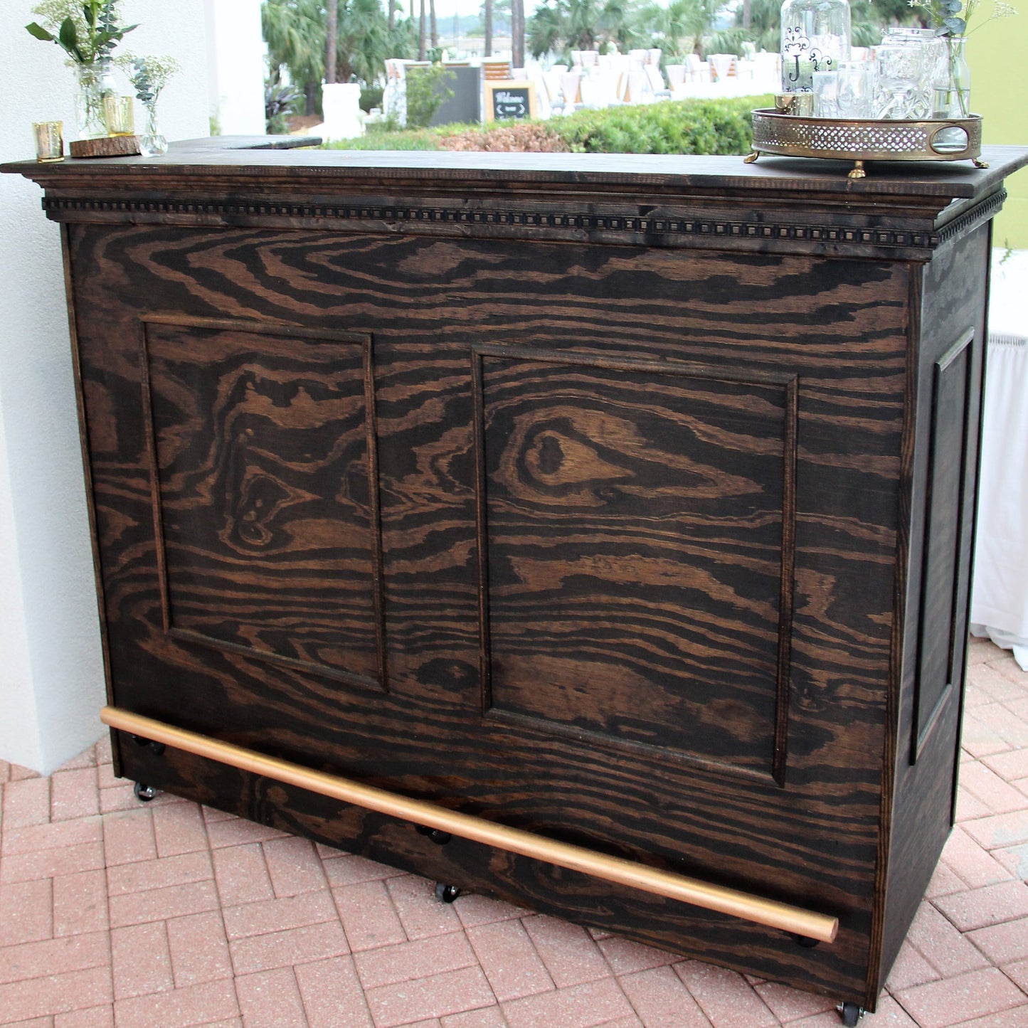 Speakeasy Vintage Wooden Bar