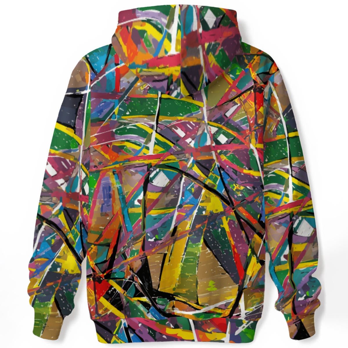 Splatter Art Hoodie - All-Over Print 100% Cotton 310GSM | Unisex Paint Explosion Streetwear