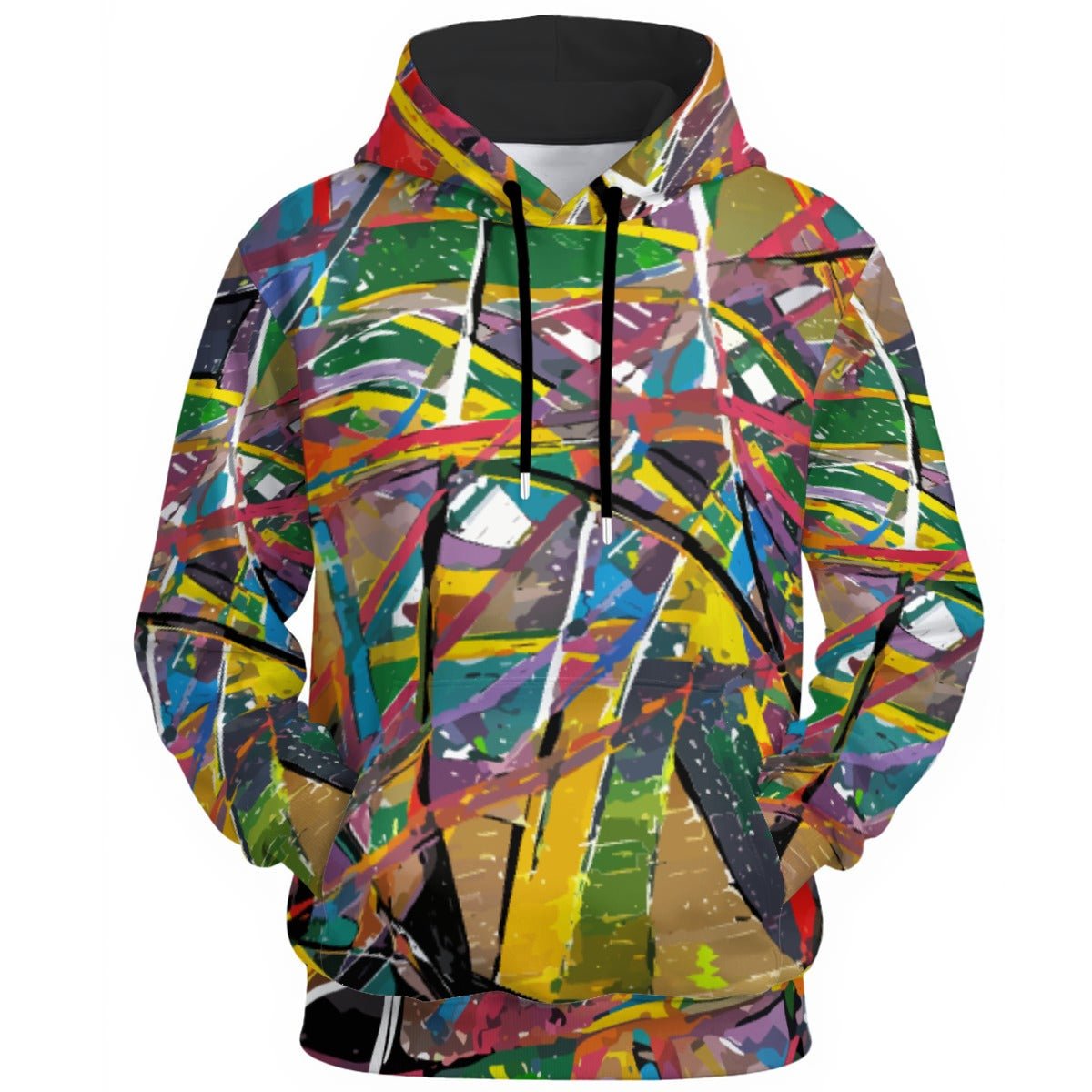 Splatter Art Hoodie - All-Over Print 100% Cotton 310GSM | Unisex Paint Explosion Streetwear