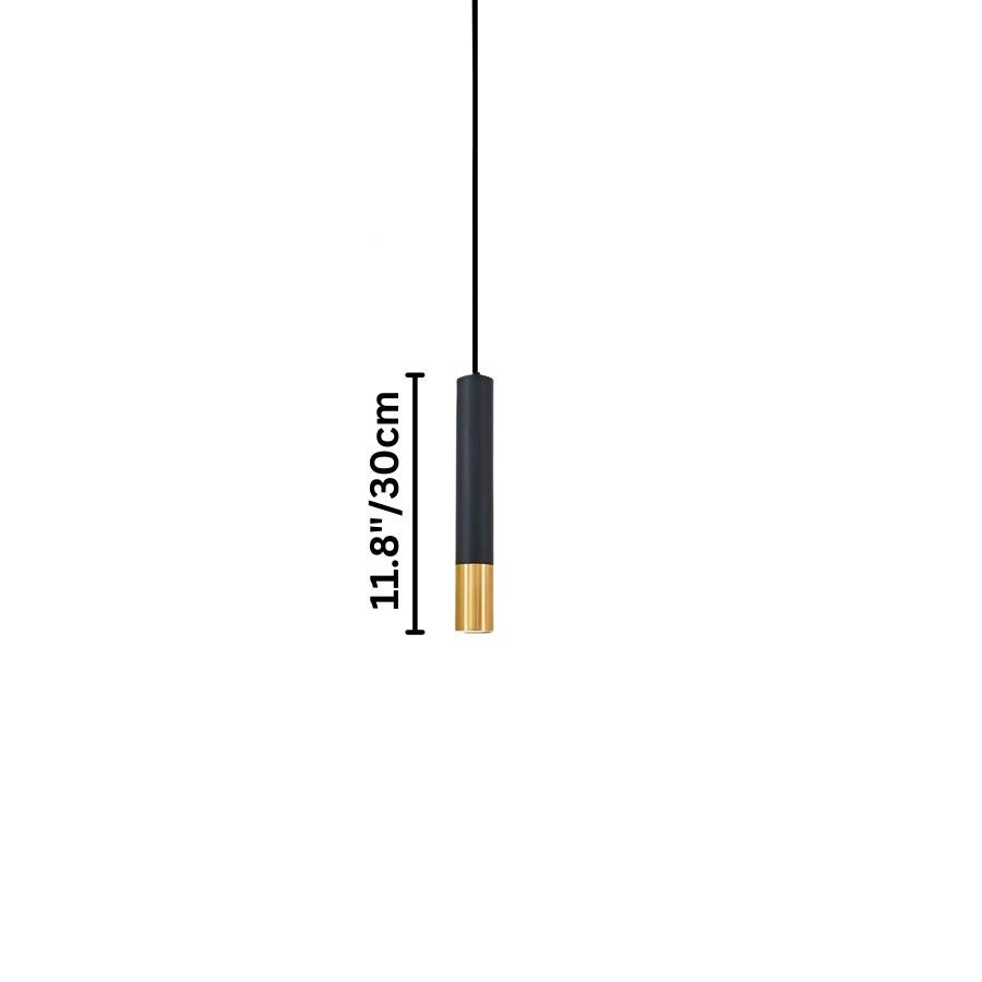 Modern Iron And Aluminium Pendant Light With Warm LED Light