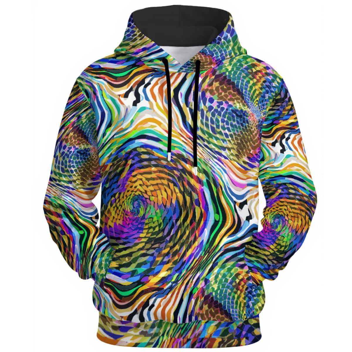 Starry Night Hoodie — All-Over Print Cotton Pullover
