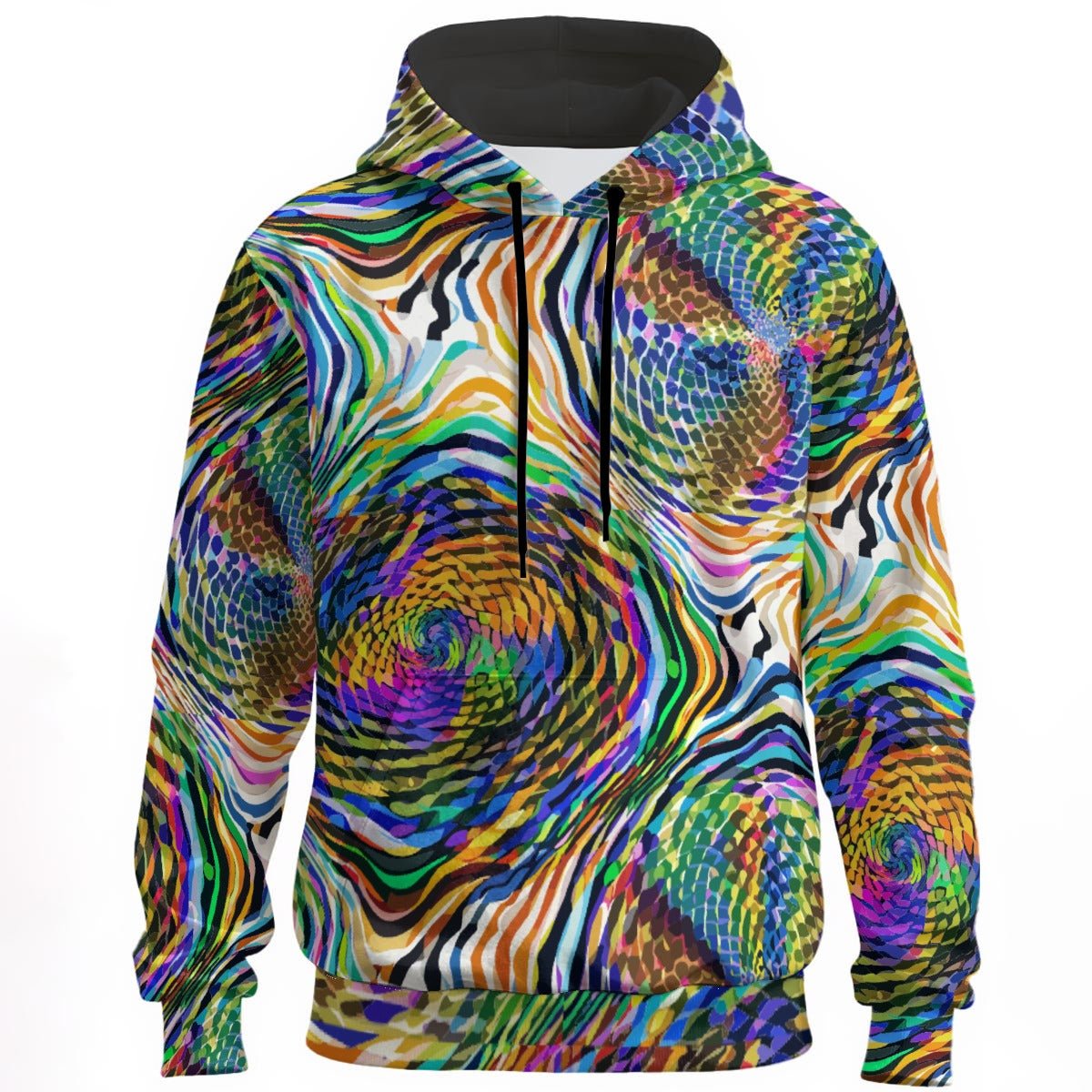 Starry Night Hoodie — All-Over Print Cotton Pullover