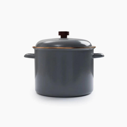 Barebones Enamel Stock Pot - Slate Gray