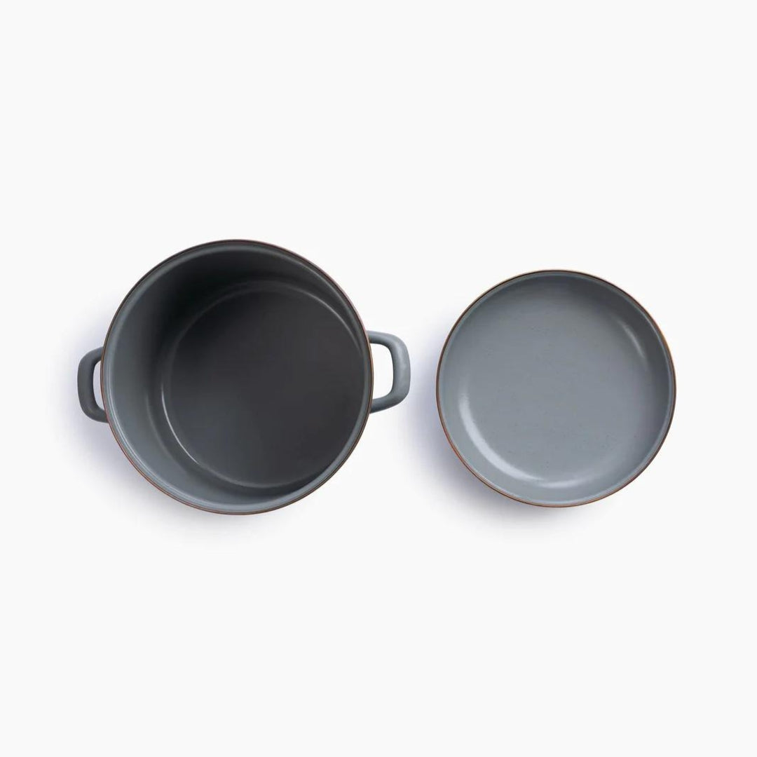 Barebones Enamel Stock Pot - Slate Gray