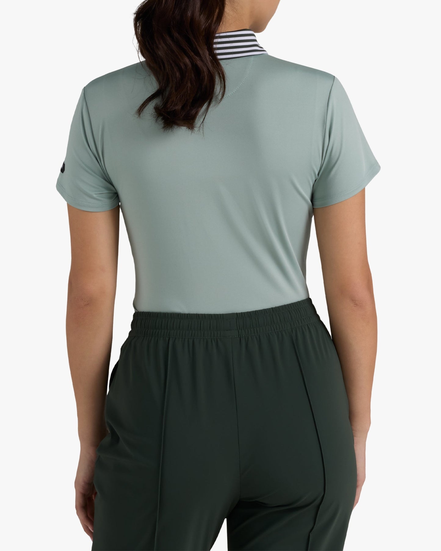 Striped Collar - Washed Sage