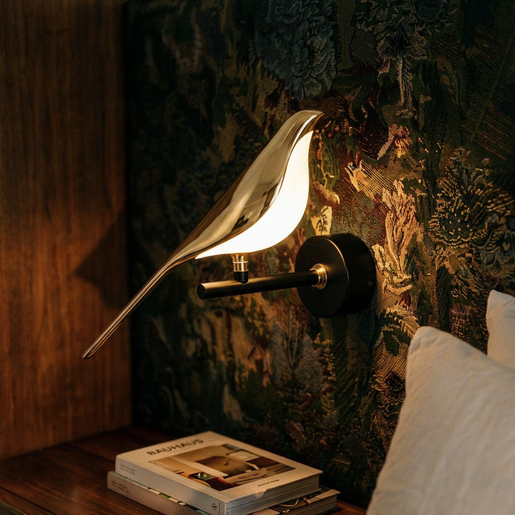 Modern Swallow Wall Light LED Light With Acrylic Diffuser