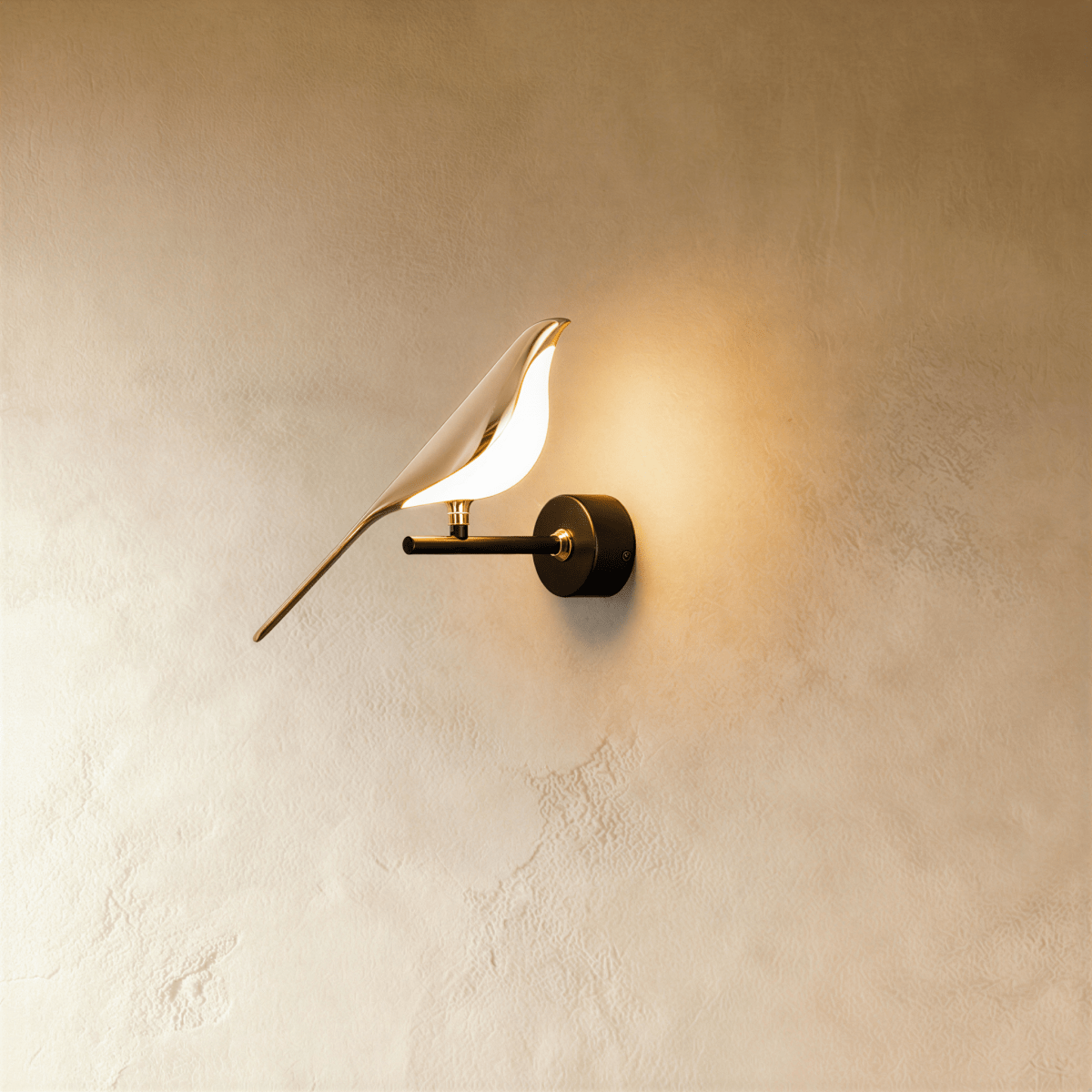 Modern Swallow Wall Light LED Light With Acrylic Diffuser