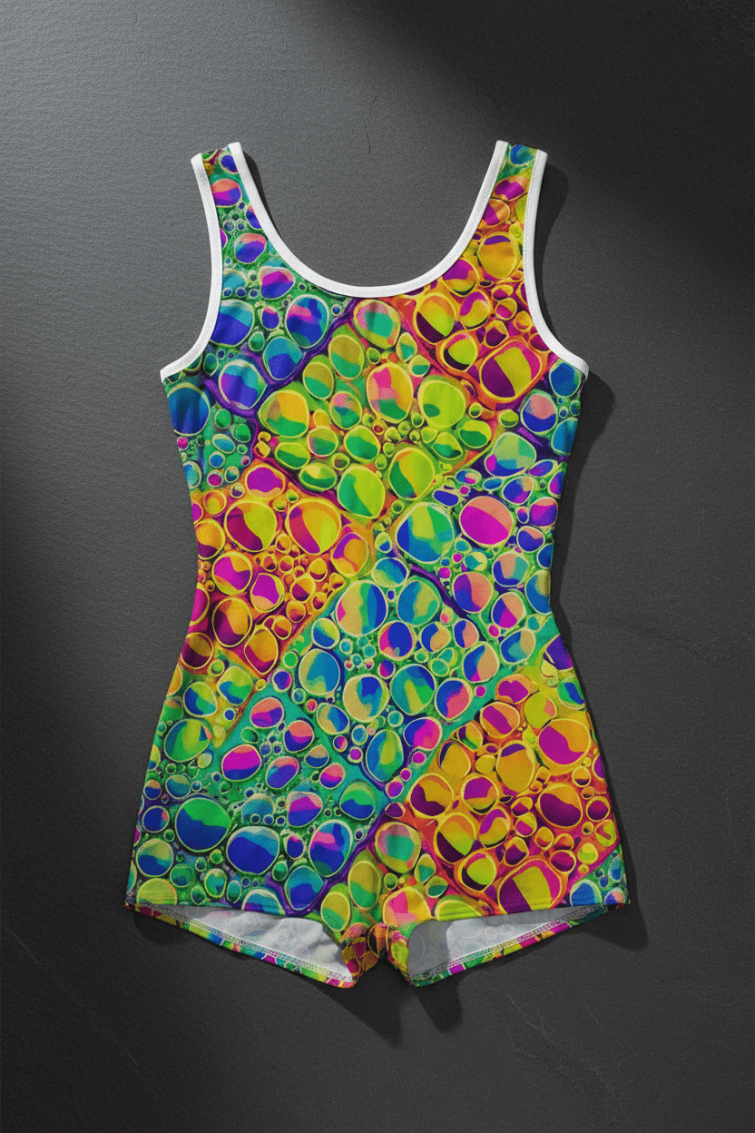 Swimsuit, Vintage Crown Jewel Retro Summer Fashion, Burning Man, Mermaid Outfit, Pool Party Prints