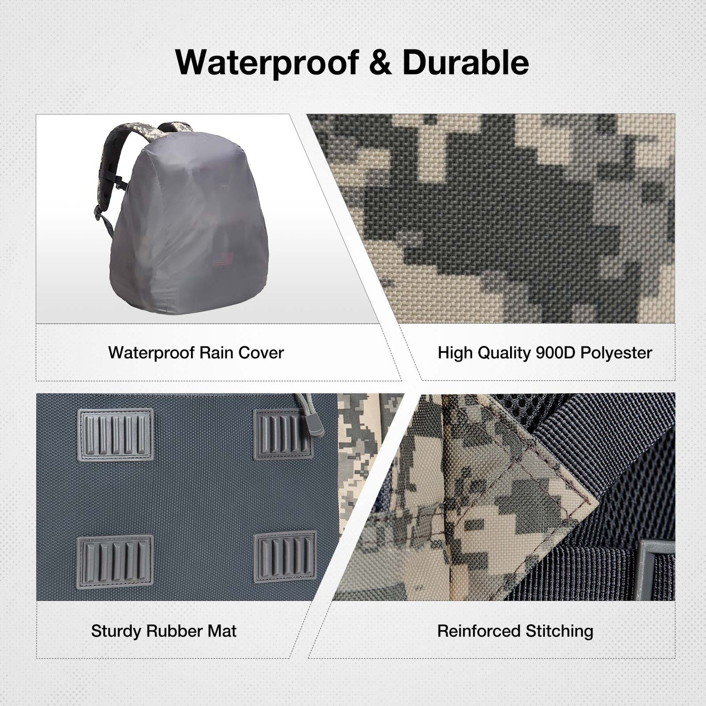 TideWe Tactical Range Backpack Bag Carrier Range Pack