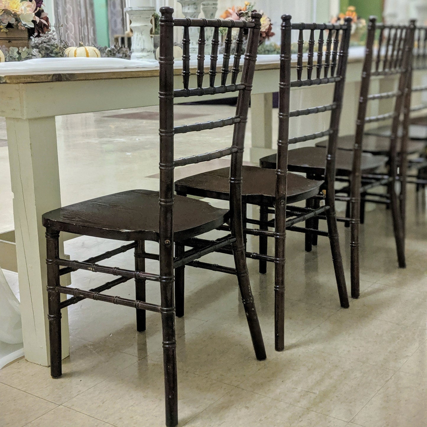 Mahogany Chiavari Chair Rental