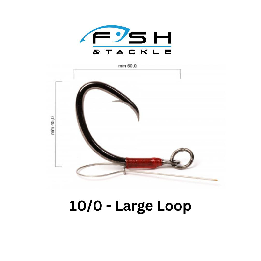 Top Game - Ringed Charlie Brown HD Live Bait Circle Hooks