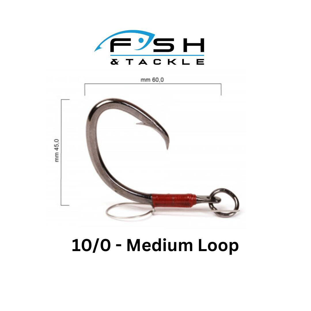 Top Game - Ringed Charlie Brown HD Live Bait Circle Hooks