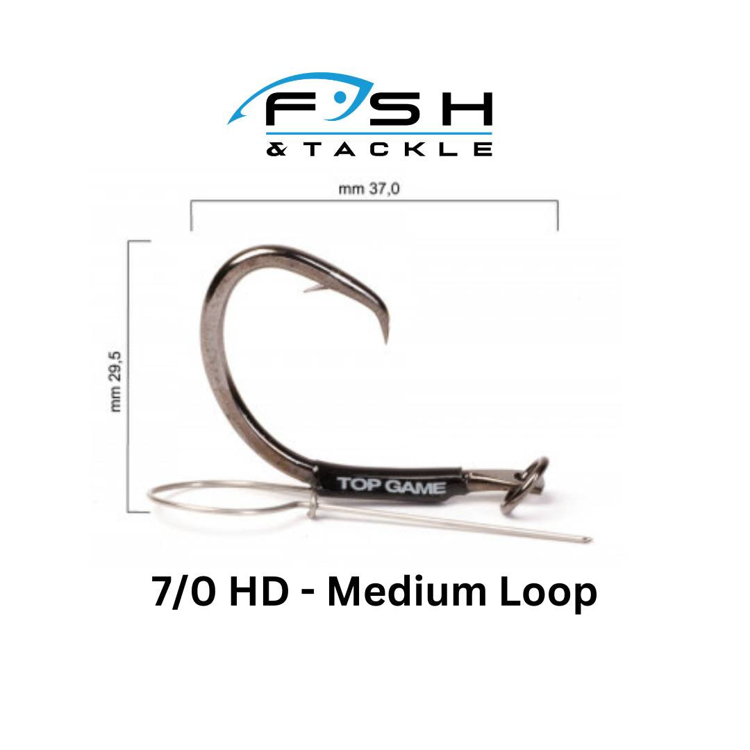 Top Game - Ringed Charlie Brown HD Live Bait Circle Hooks