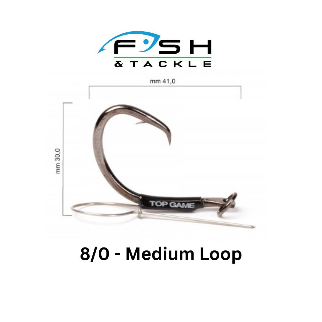 Top Game - Ringed Charlie Brown HD Live Bait Circle Hooks