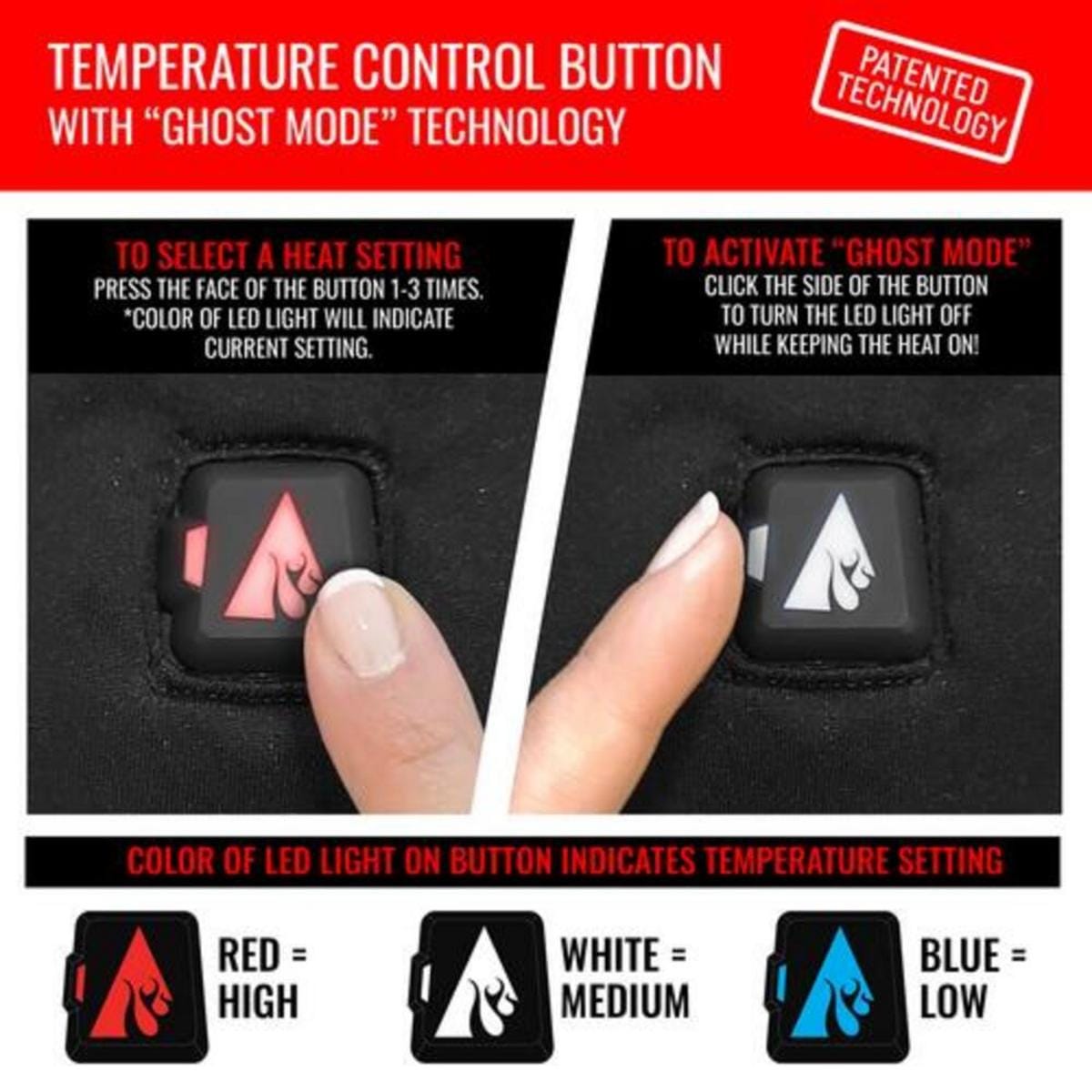 Open Box ActionHeat 5V Men's Battery Heated Glomitts
