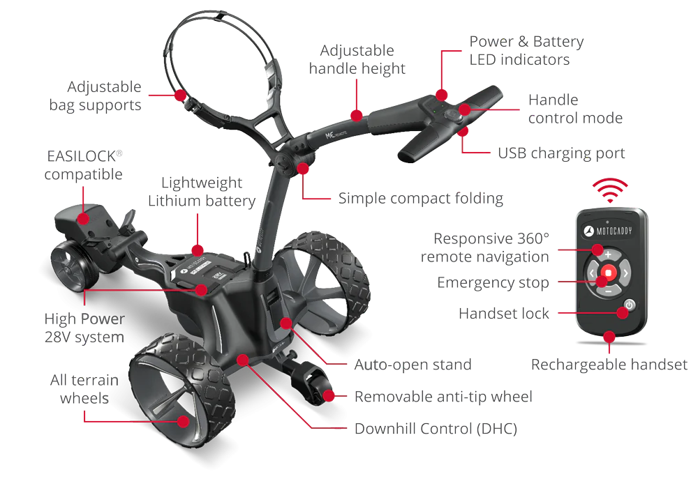 Motocaddy ME Remote Control Push Cart