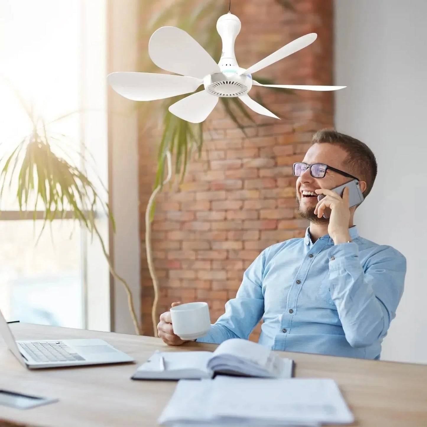 USB Ceiling Fan With Remote Control
