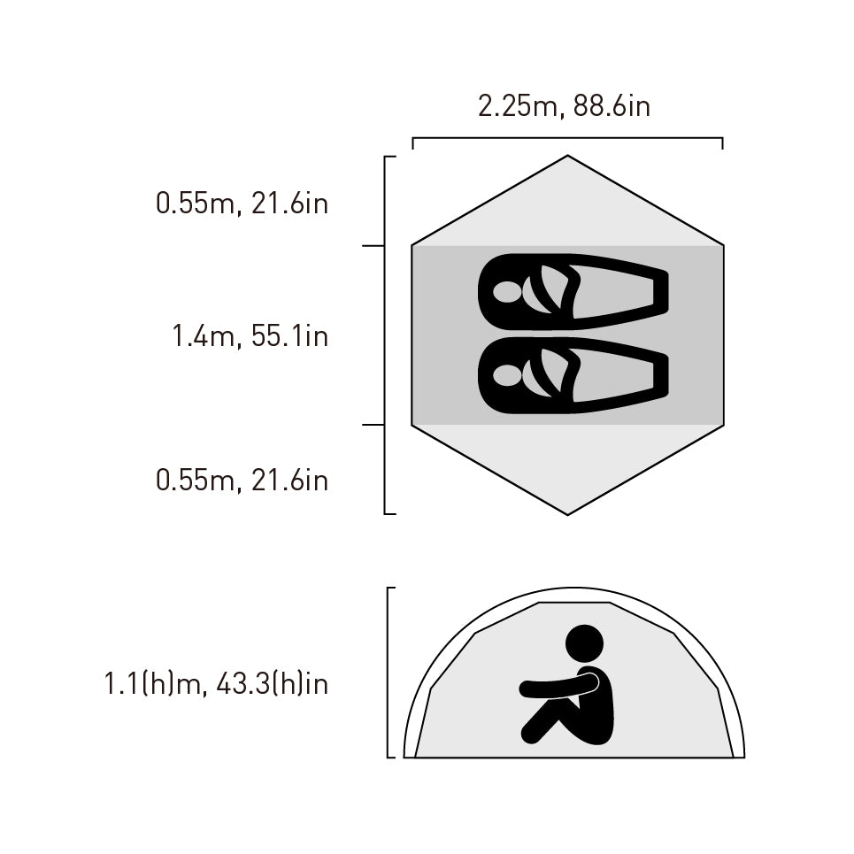 Tropics 2-Person Backpacking Tent
