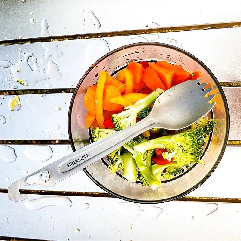 Ultralight Titanium Cup & Spork Set