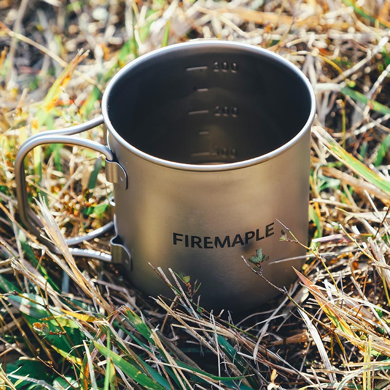 Ultralight Titanium Cup & Spork Set