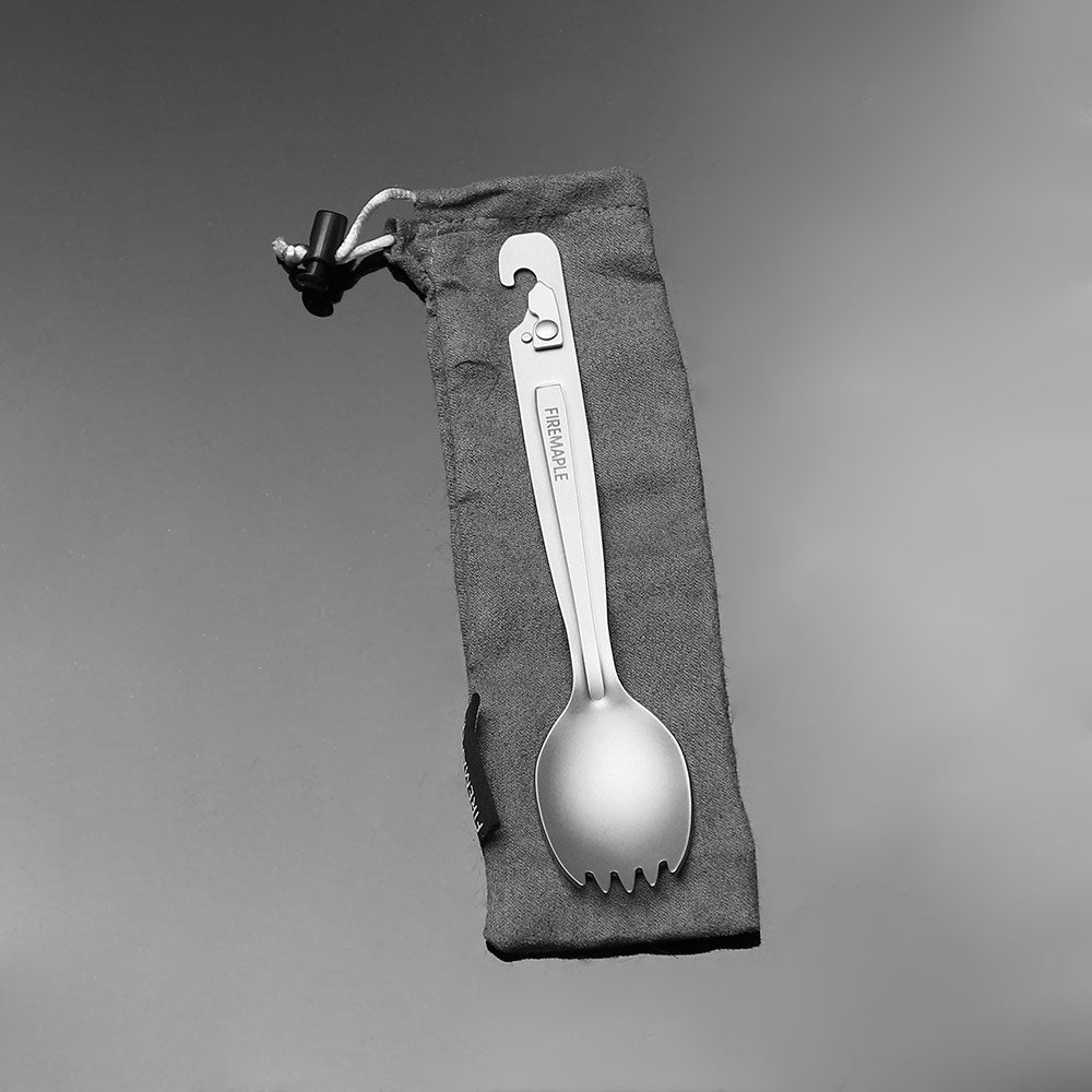 Ultralight Titanium Cup & Spork Set