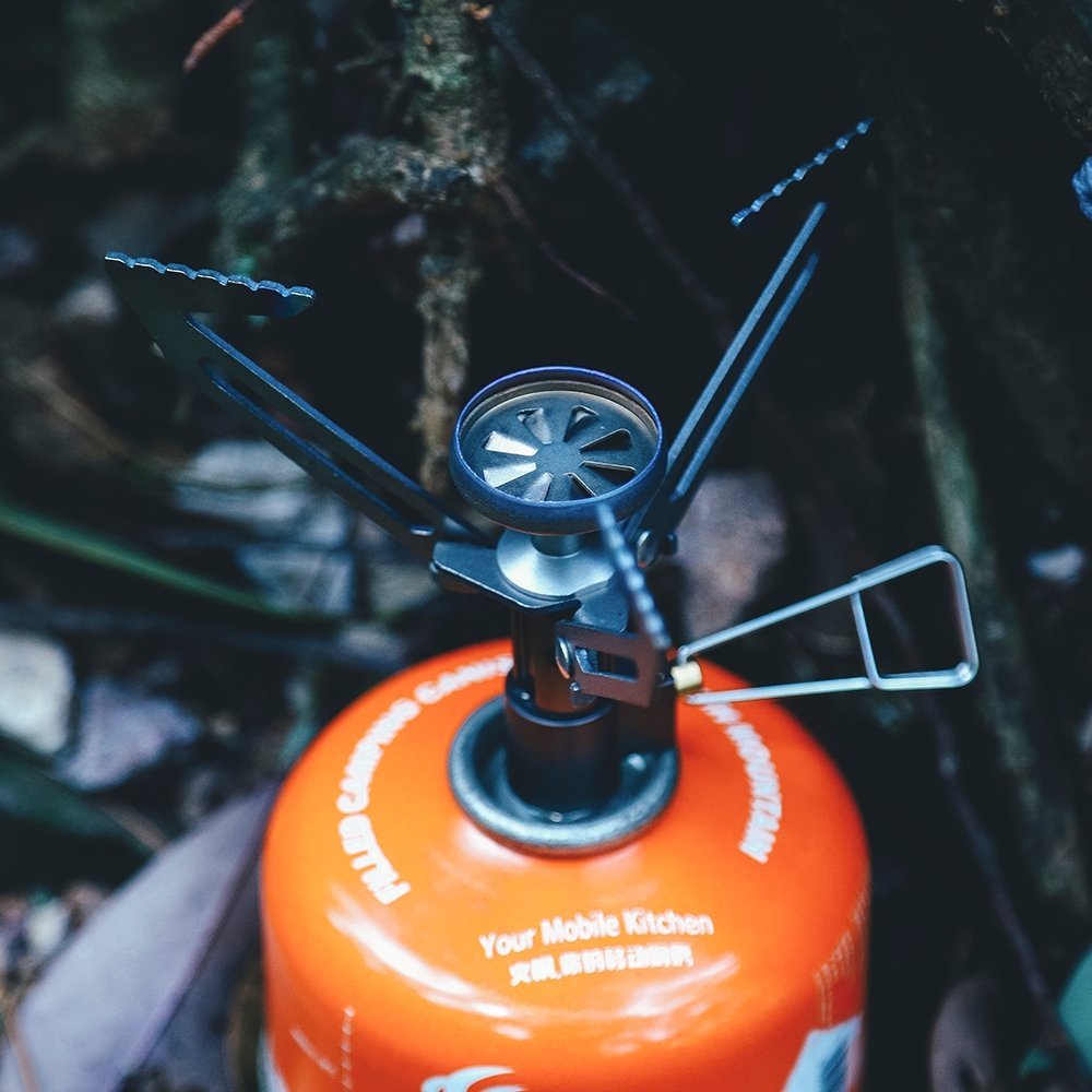 Ultralight Titanium Gas Stove & Pot Set