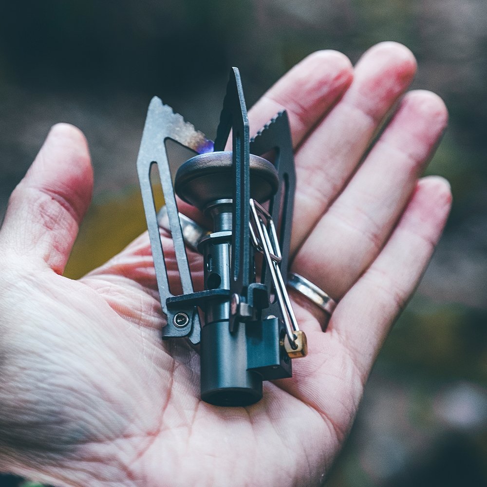 Ultralight Titanium Gas Stove & Pot Set