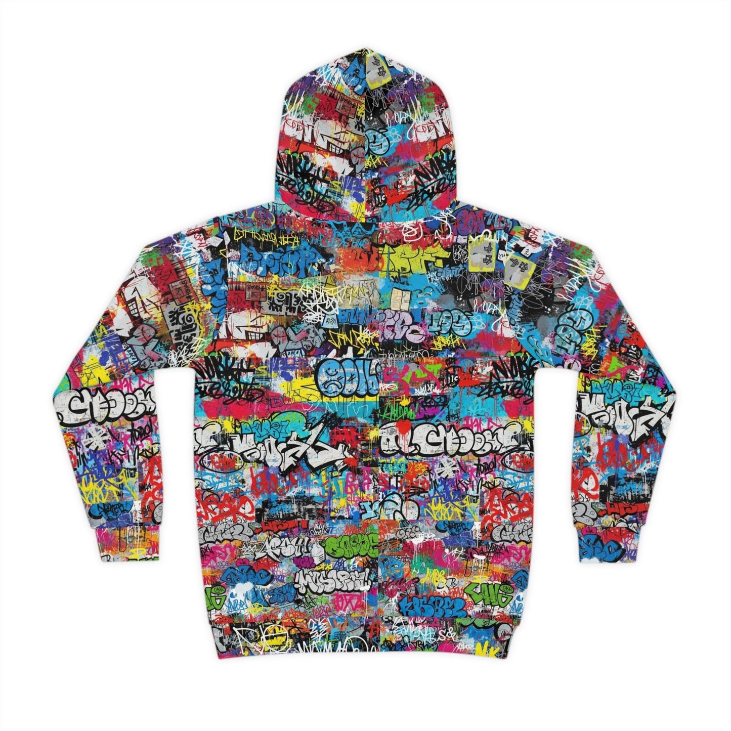 Urban Cipher Children's Hoodie - Abstract Graffiti AOP by Dylesmavis, Wild Streetwear Sweatshirt, Edgy Kids Pullover, Unique Graffiti Hooded