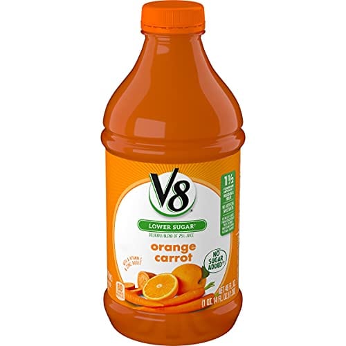 V8 Orange Carrot, 46 oz. Bottle (Pack of 6)