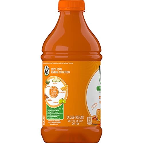 V8 Orange Carrot, 46 oz. Bottle (Pack of 6)