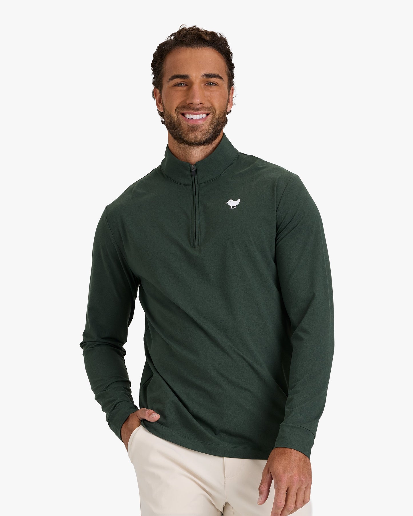 Velocity Quarterzip - Deep Forest