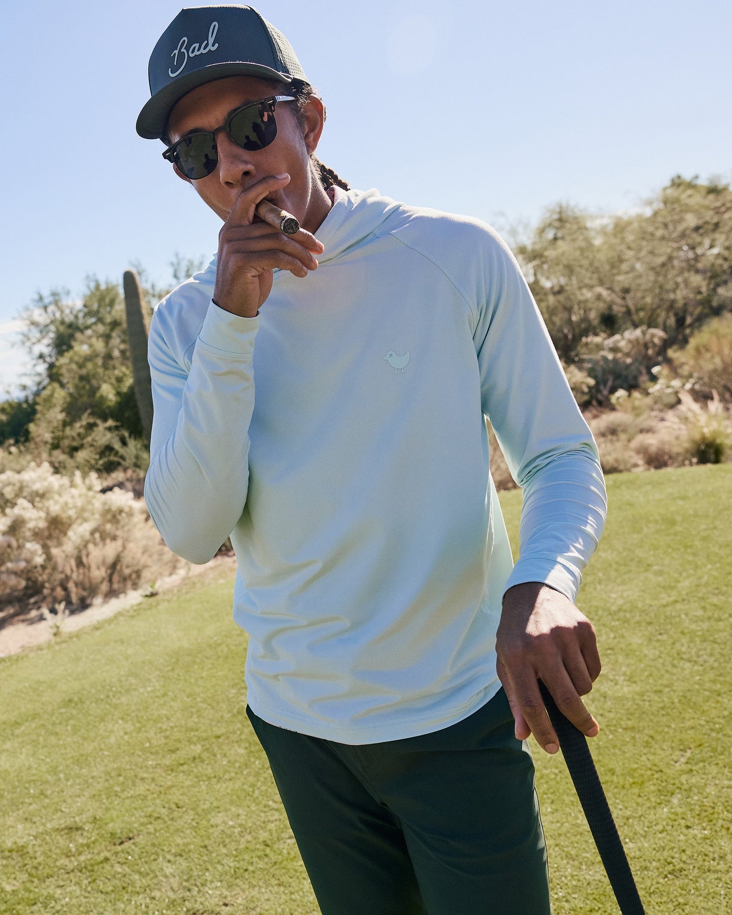 Velocity Hoodie - Pale Blue
