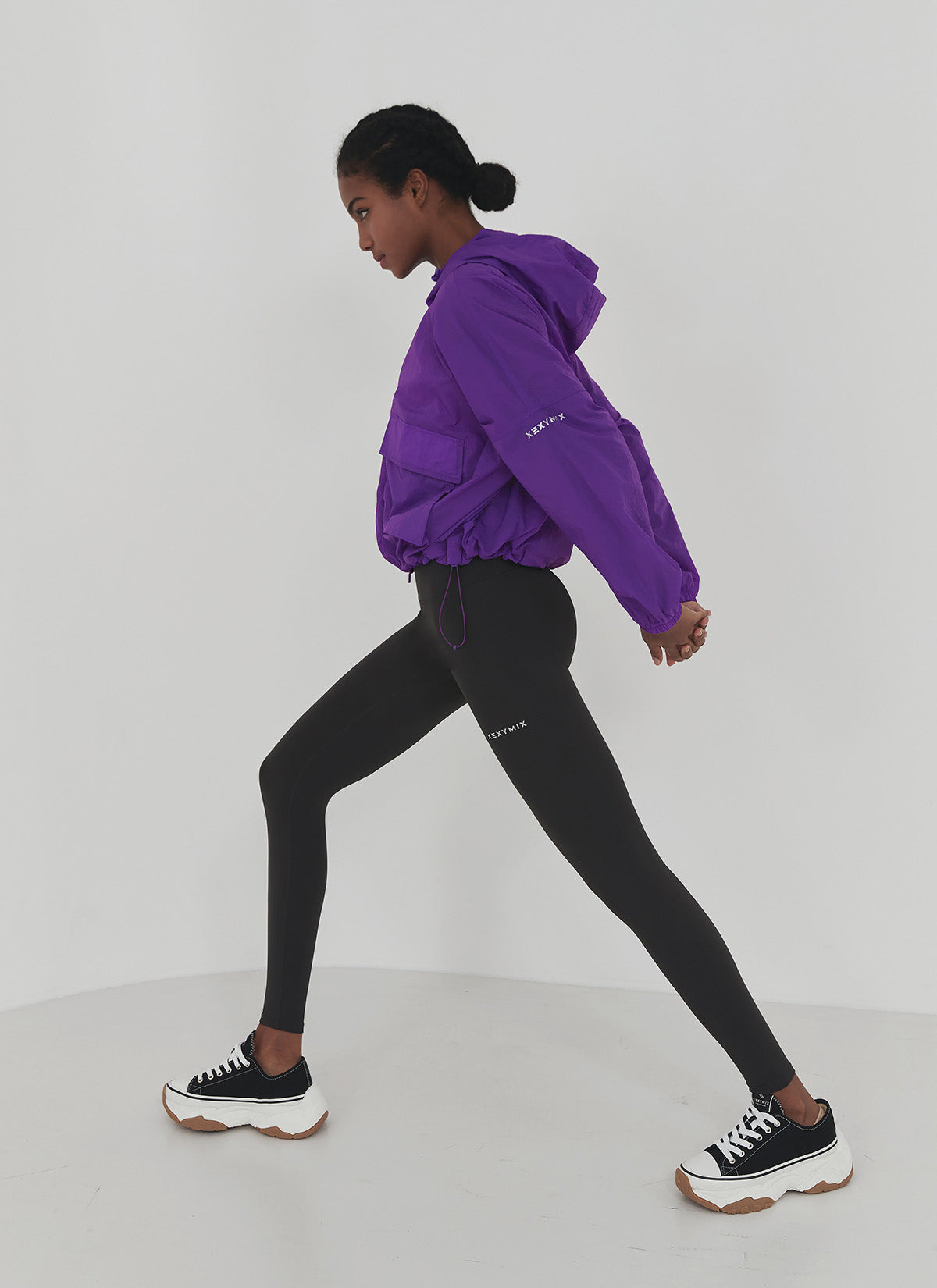 Crop Hood 2-Way Windbreaker