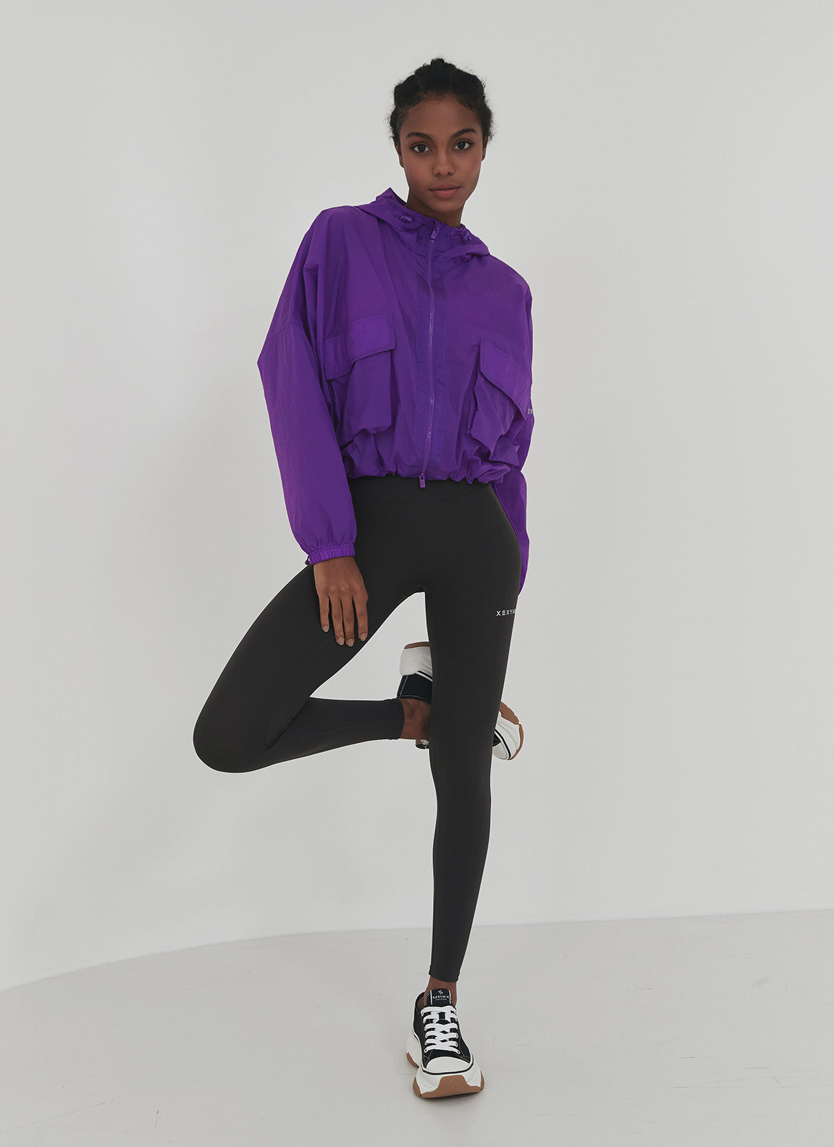 Crop Hood 2-Way Windbreaker