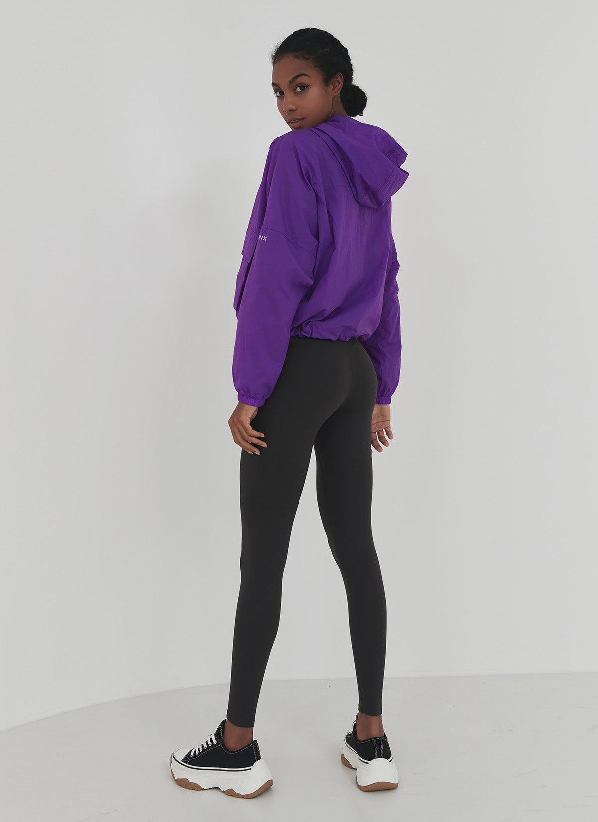 Crop Hood 2-Way Windbreaker