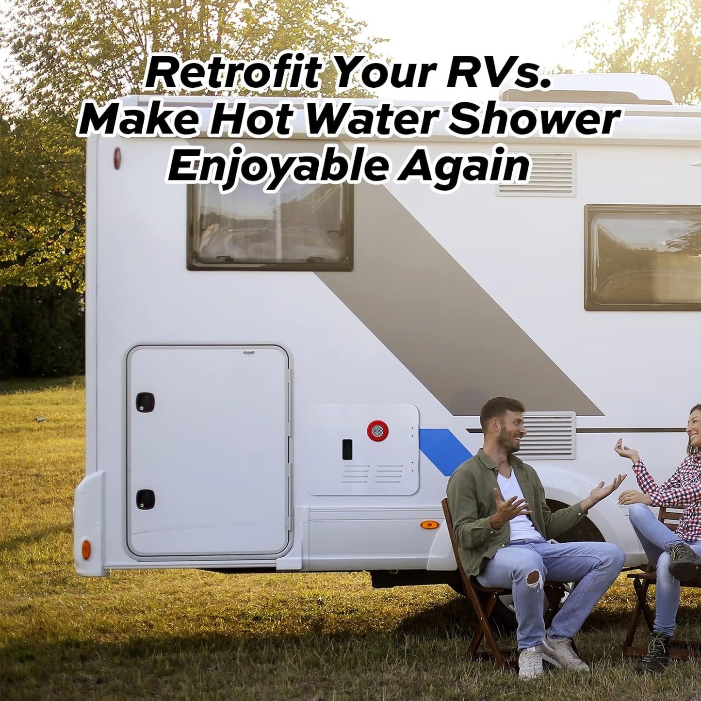 Fogatti RV Tankless Water Heater Door - 15 x 18 inches