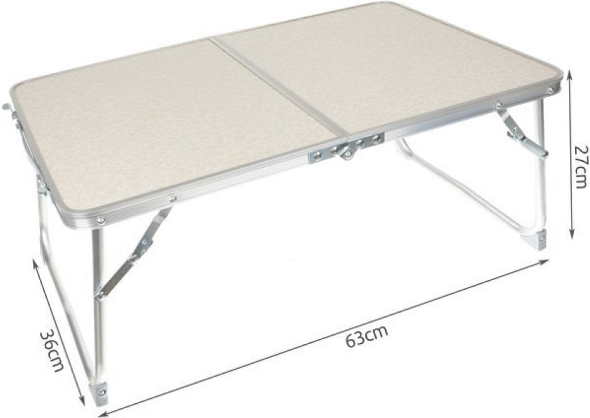 Trizand Opvouwbare Kampeertafel - Compact en Praktisch voor Elke Buitenactiviteit - Afmetingen: 60/26/40 cm